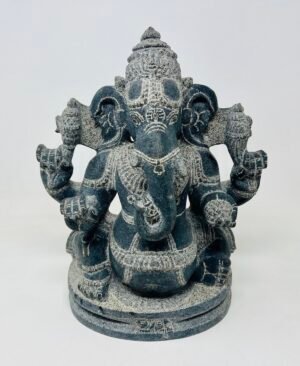 Granite Sitting Ganesha
