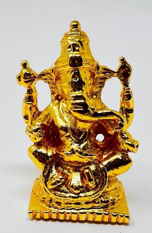 Ganesha - Gold Plated 1.5"